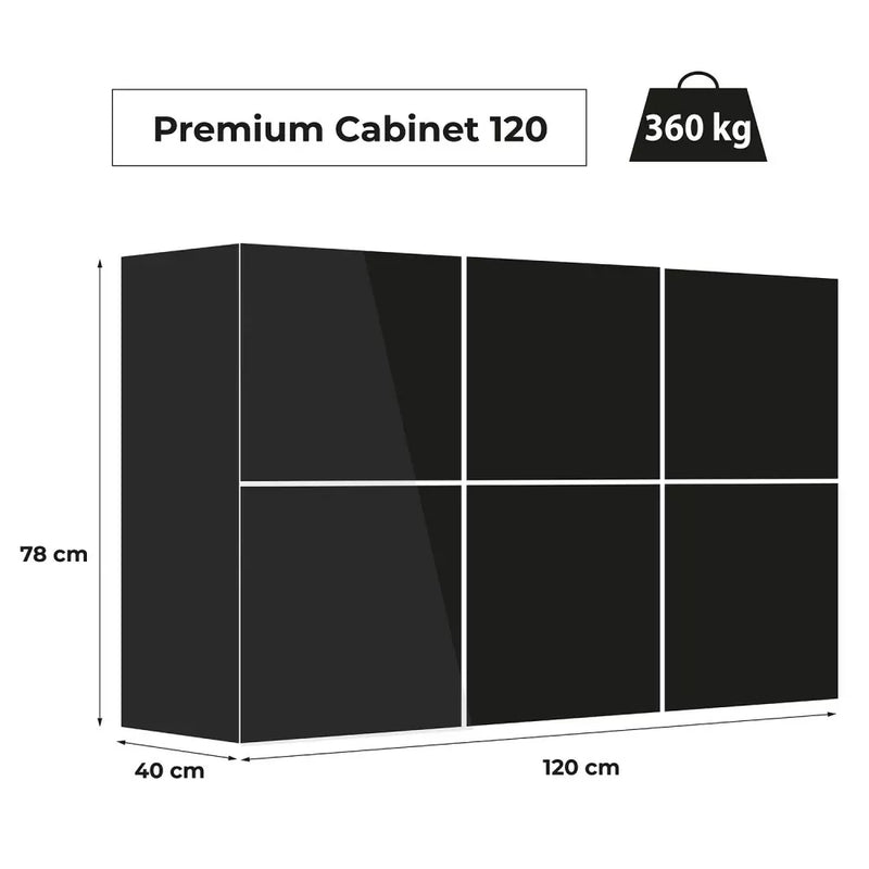 Aquael Premium 120 Black Cabinet-5