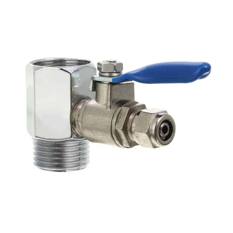 3/4″ BSP Tap Adapter Block To 1/4” Tube Ball Valve-1