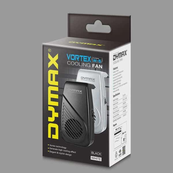 Dymax Vortex Cooling Fan W-5 - Black-1