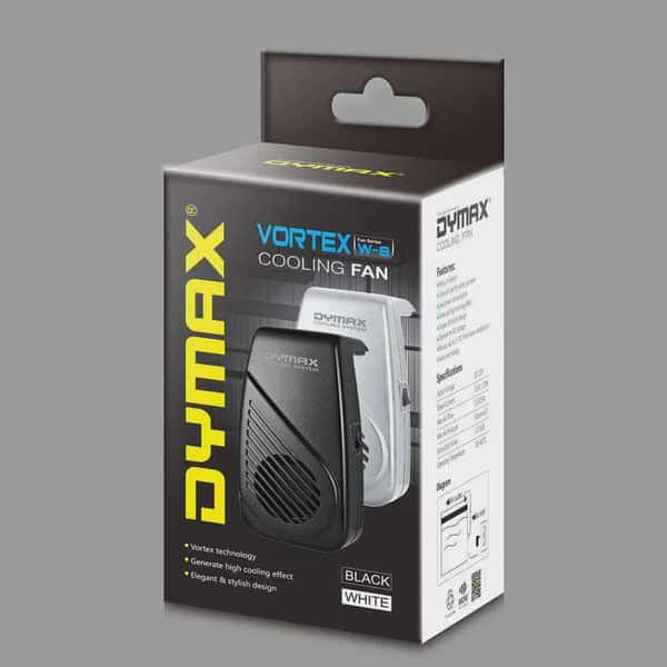 Dymax Vortex Cooling Fan W-8 - Black-1