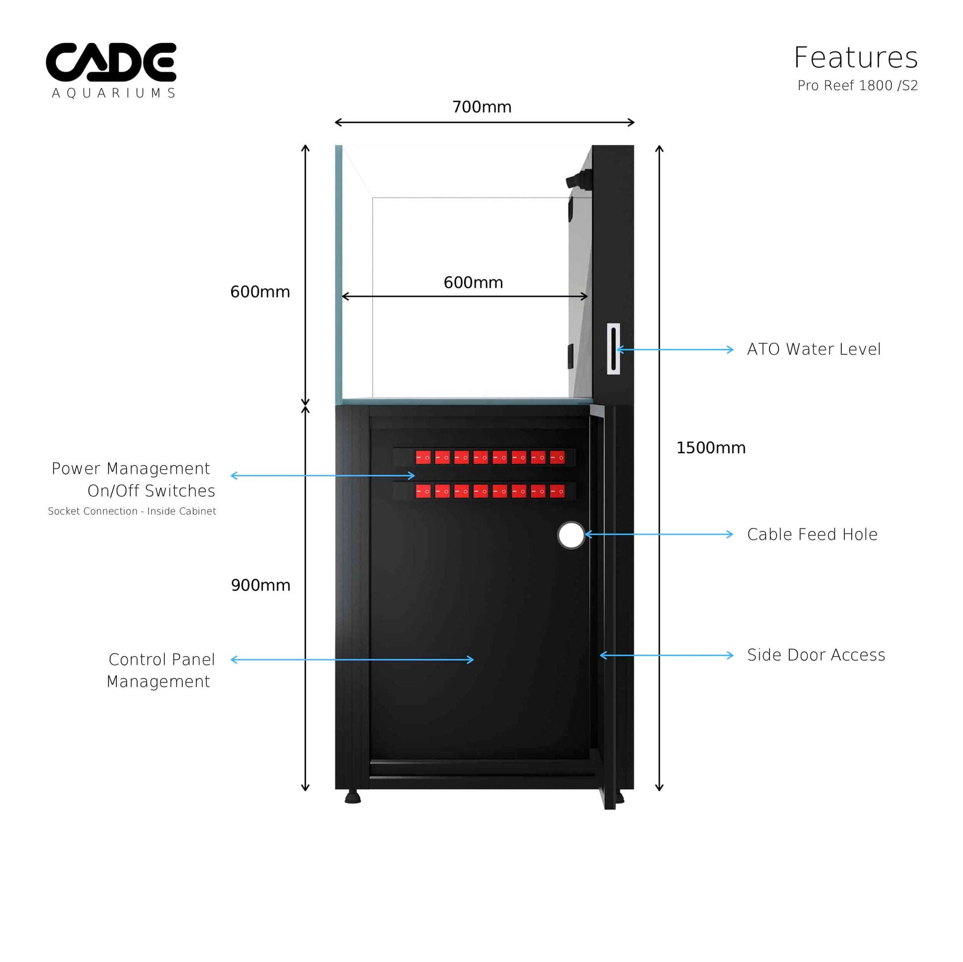 CADE PRO REEF S2 1800-12