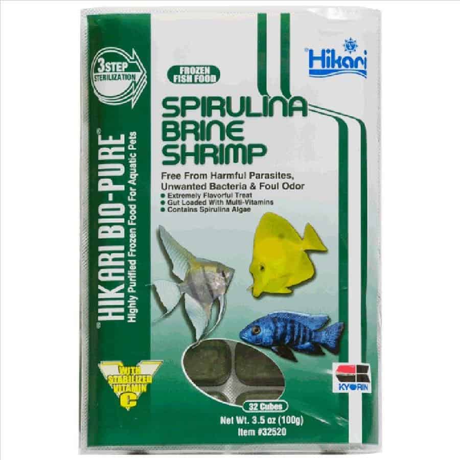 Hikari Spirulina Brine Shrimp - 100g 32 Cubes-1