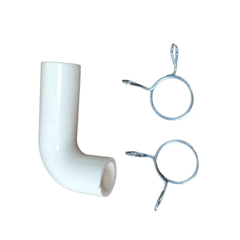PondMAX Replacement PA10/PA20 White Outlet Elbow & Clamp-1