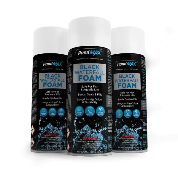 PondMAX Black Waterfall Foam-1