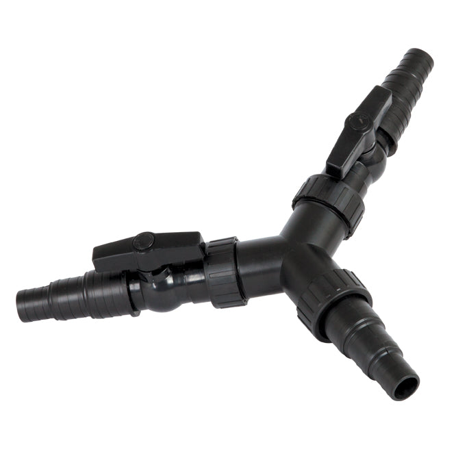 PondMAX Y Piece diverter and valve-1