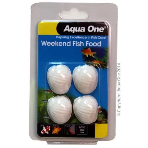Aqua One Block Weekend Fish Food 20g-1