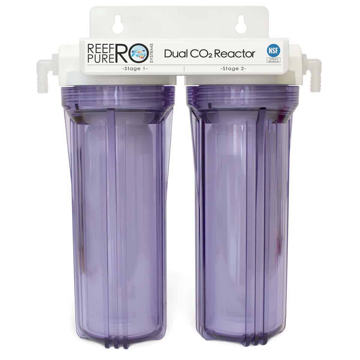 Dual CO2 Media Reactor With 3/8"Barbed Connectors