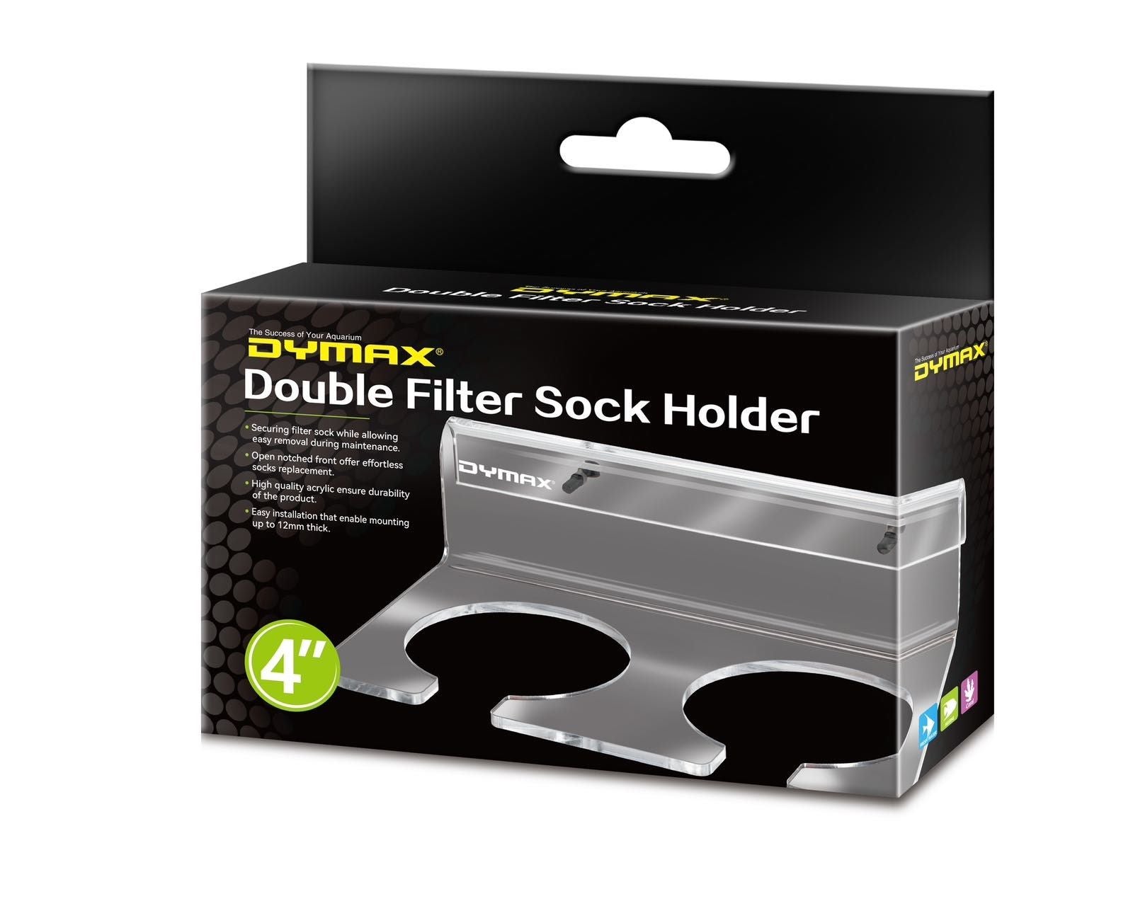 Dymax Double Filter Sock Holder 4″