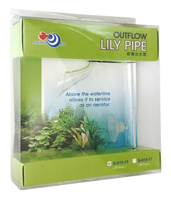 Easy Aqua Glass Lily Pipe Outflow 13mm-1