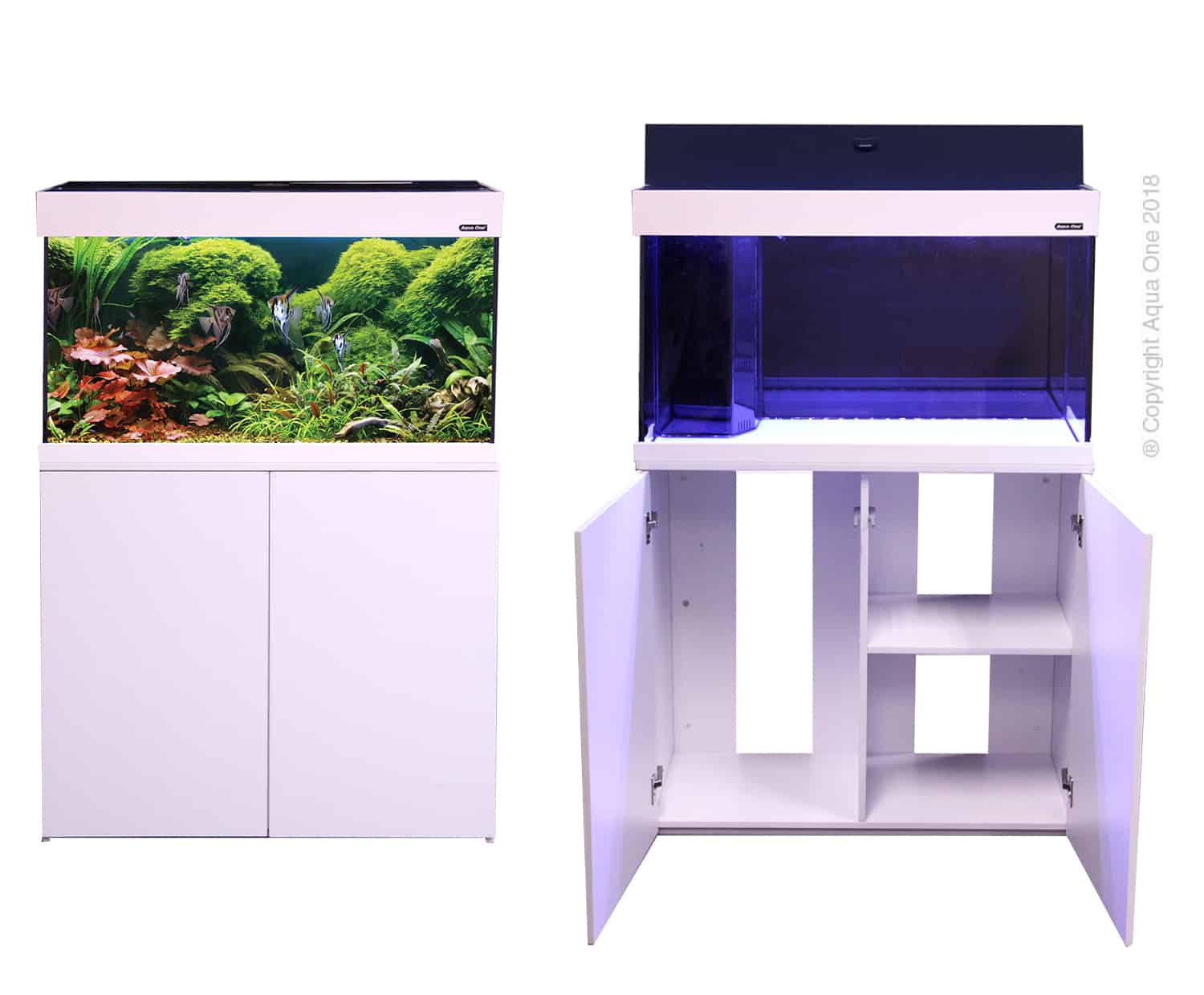 Aquatica 160 Aquarium Set White