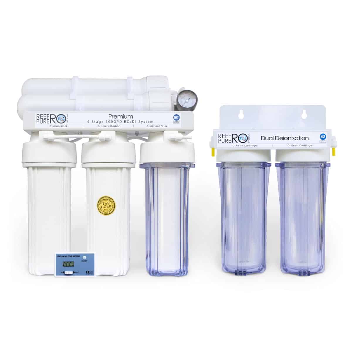 6 Stage 100GPD Premium RO/DI System-1