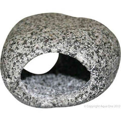 Ornament Cave Round Small 9.5x8.5x5.3cm Granite-1