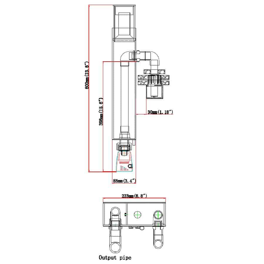 OCTO 1000-HOB Hang-on Skimmer-2