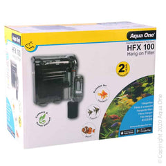 Aqua One HFX 100 Hang On Filter (100L, 350L/h)-1