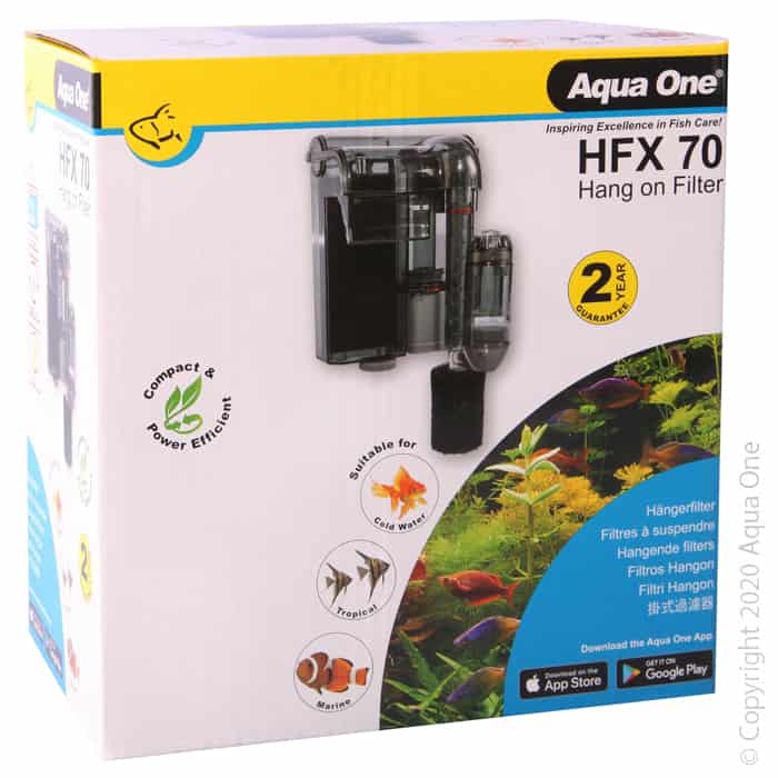 Aqua One HFX 70 Hang On Filter (70L, 280L/h)-1