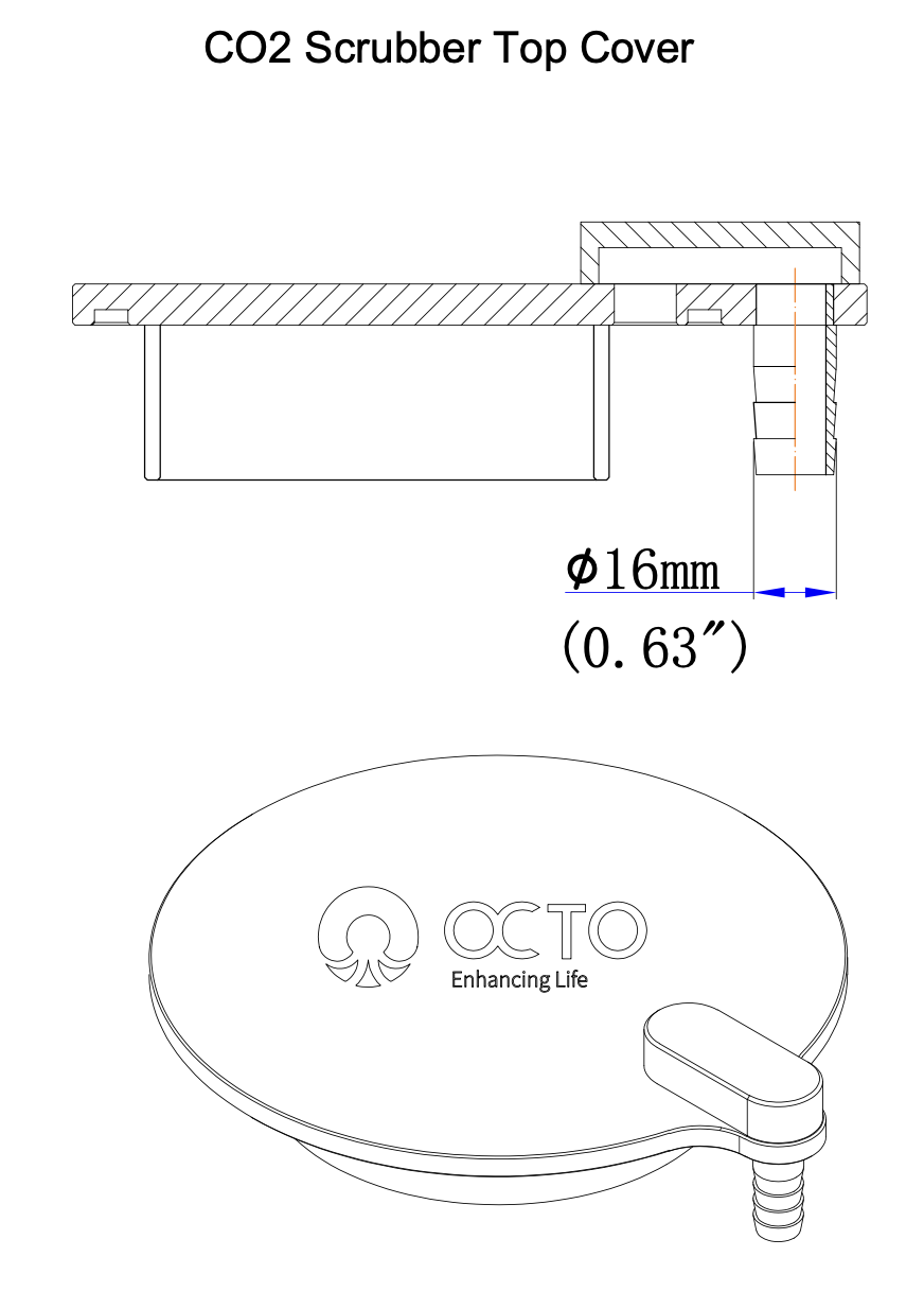 OCTO C2T-90 Universal CO2 Scrubber-3