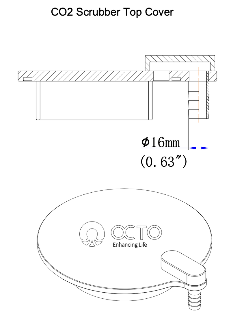 OCTO C2T-90 Universal CO2 Scrubber-3