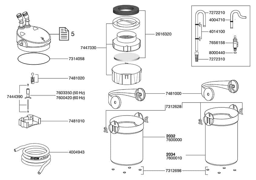 EHEIM ecco pro 200 - external filter of low energy consumption with easy handling-4