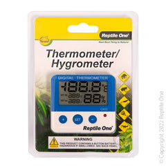 Reptile One Thermometer Hygrometer Reptile External With Probe And Min Max LCD-1