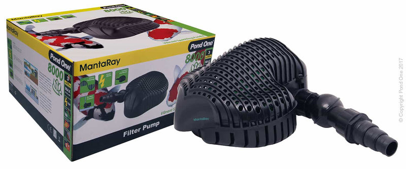 Pond One MantaRay 8000 Filter Pump 8700LH 4.5mh H 10m Cable-1