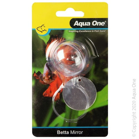 Aqua One Betta Mirror With Float Acrylic 17cm (28454)-1