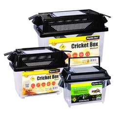 Reptile One Cricket Hold Box Medium W Feed Tubes-1