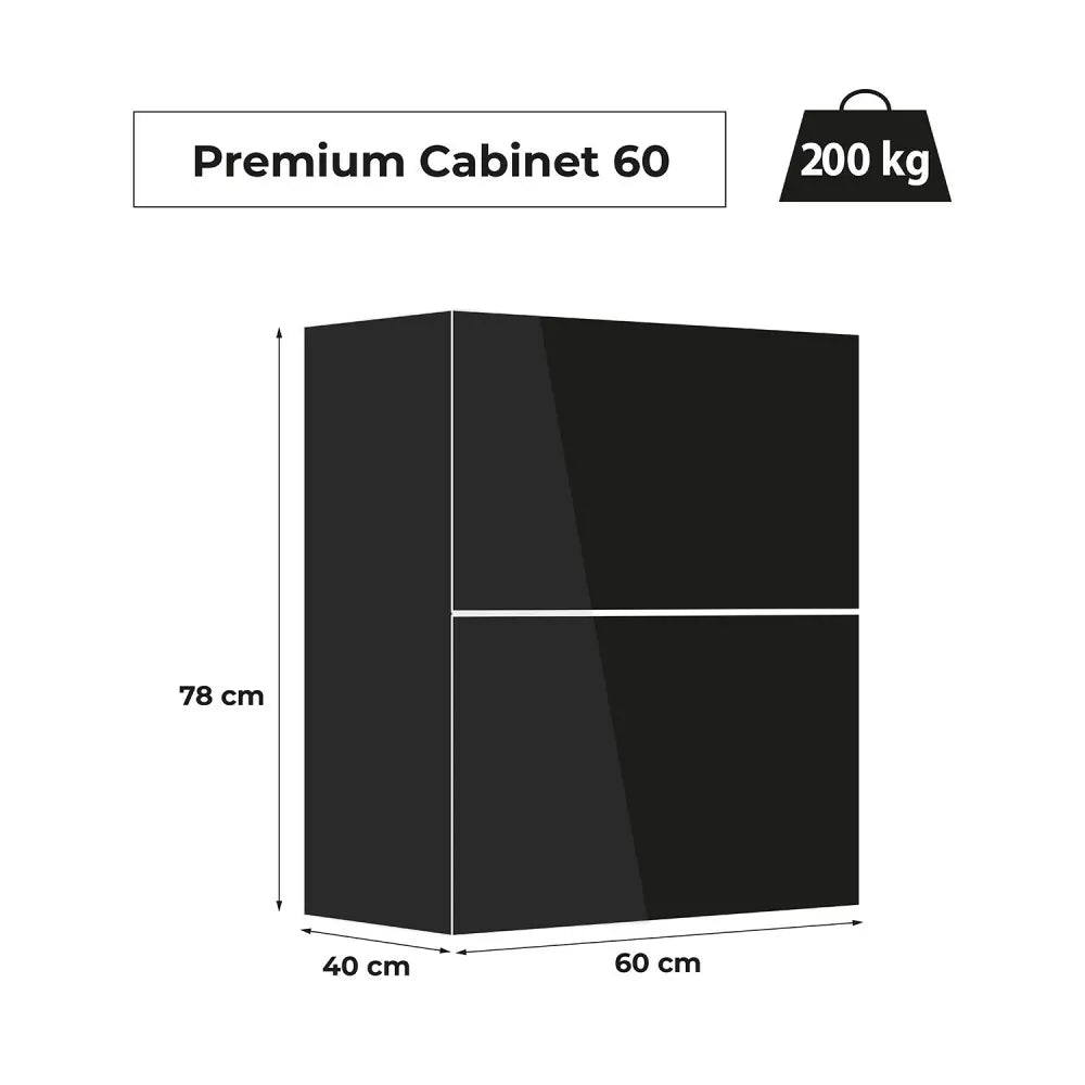 Aquael Premium 60 Black Cabinet-5