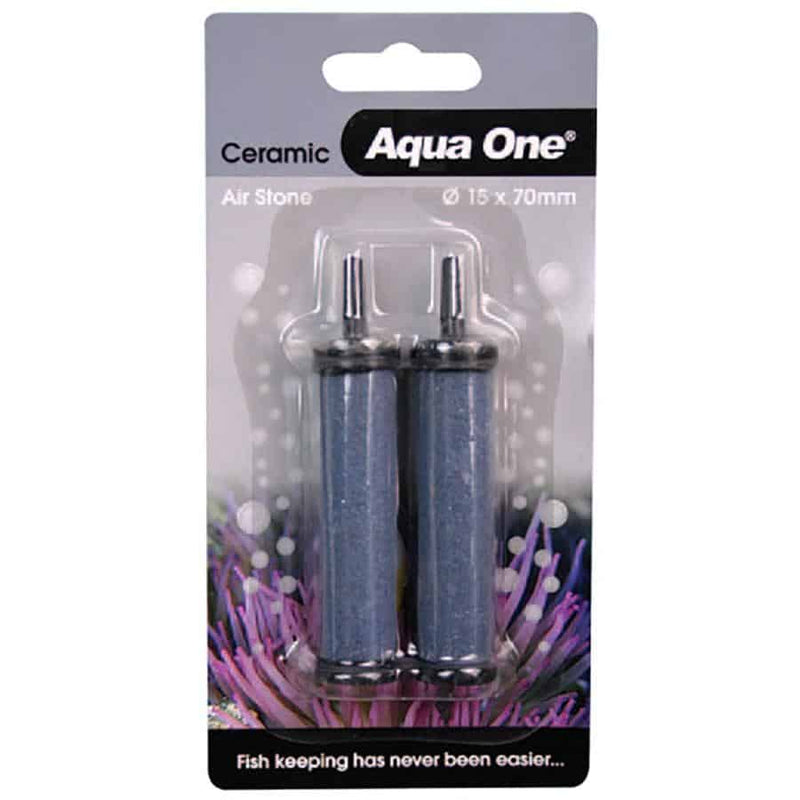 Aqua One 70mm x 15mm Ceramic Air Stone - 2 Pack-1