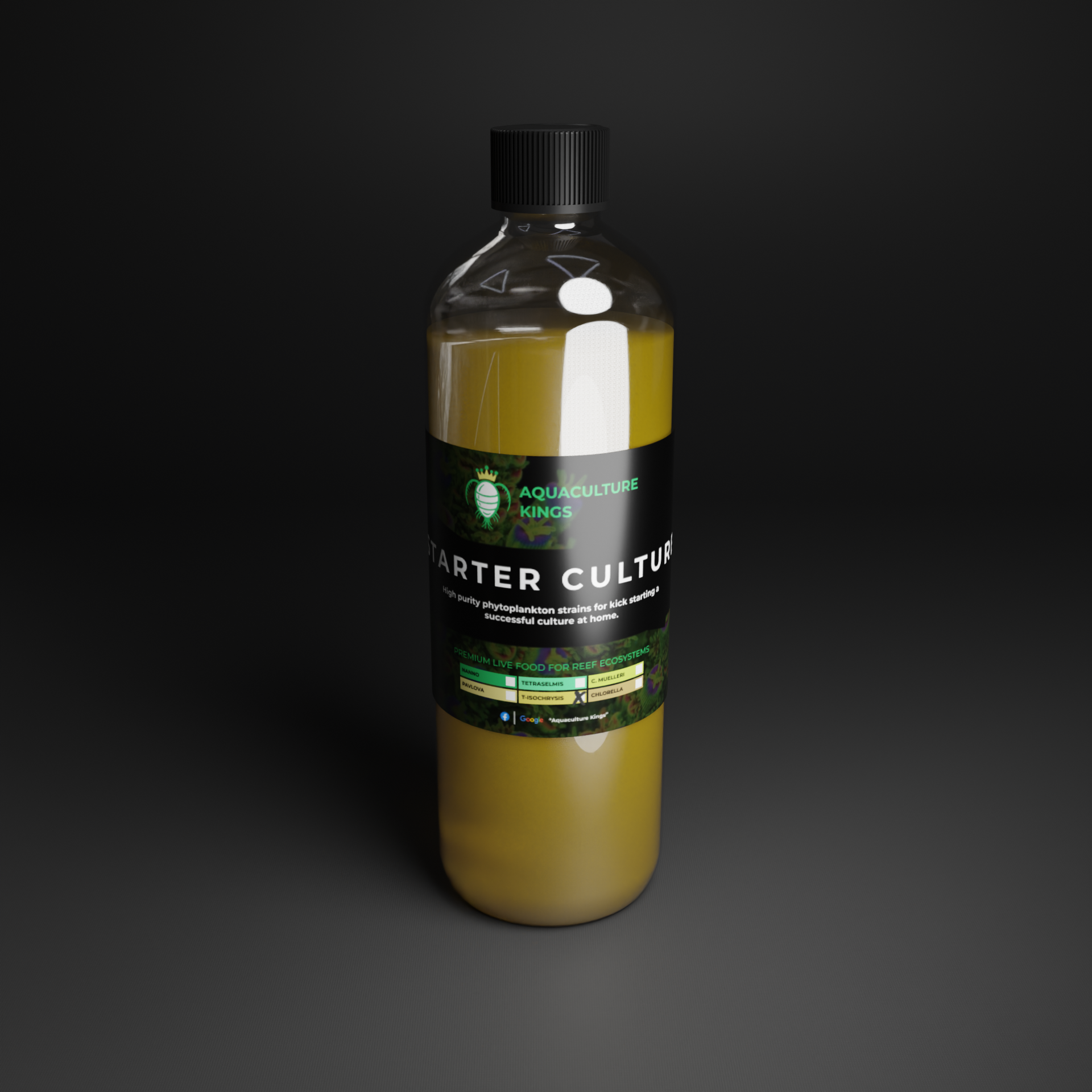Isochrysis Starter Culture Isochrysis w F2-1