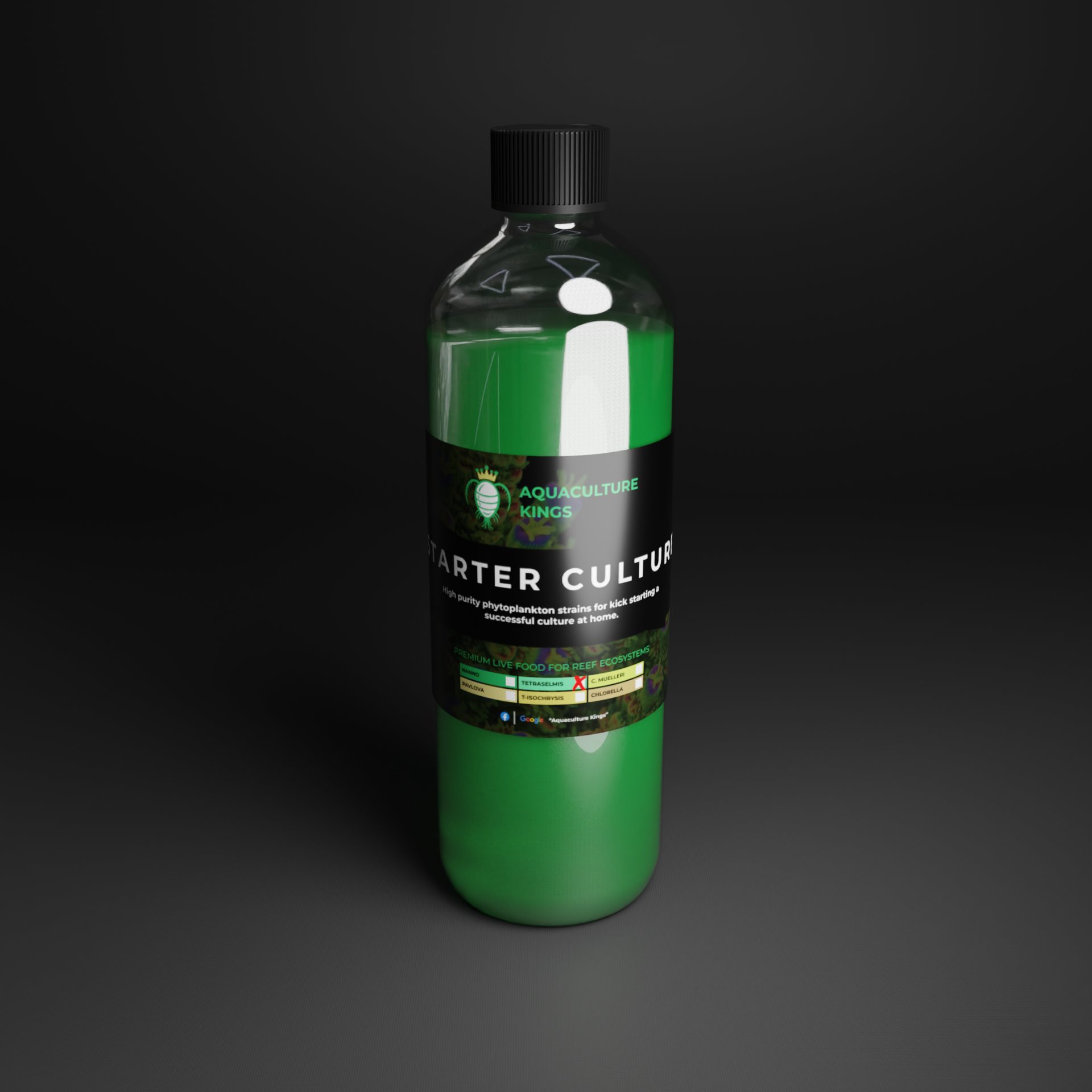 Tetraselmis Starter Culture Testraselmis w F2-1