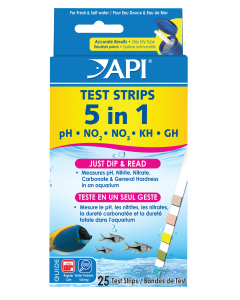 API Quick Testing Strips 5 in1 25 Pack