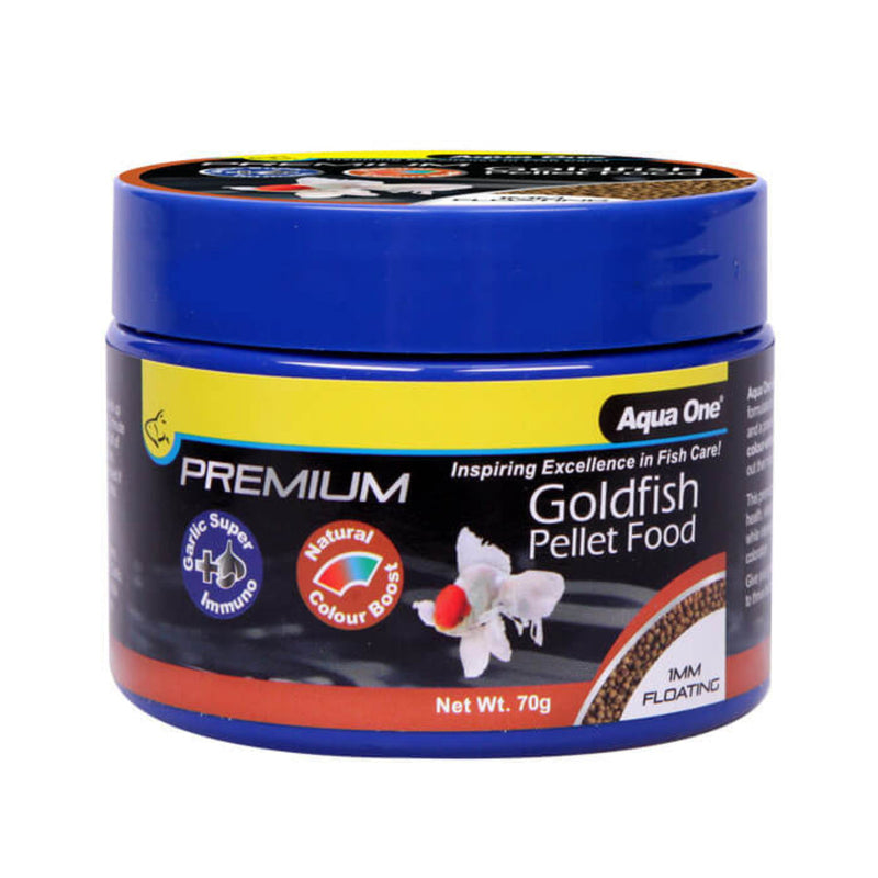 Premium Goldfish Floating Pellets 70g-1