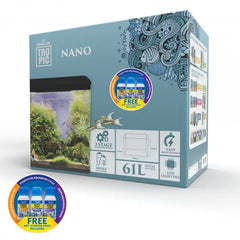 Bioscape Nano Aquarium Unit Black 61ltr 58x29x49cm-1