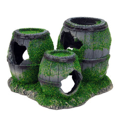Bioscape Moss 3 Barrels 16 x 10cm-1