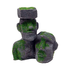 Bioscape Moss Easter Island Statues 12 x 11cm-1