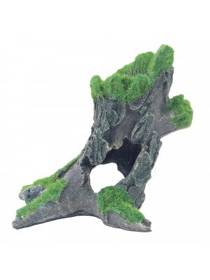 Bioscape Moss Leaning Tree Trunk 16 x 15 x 10cm