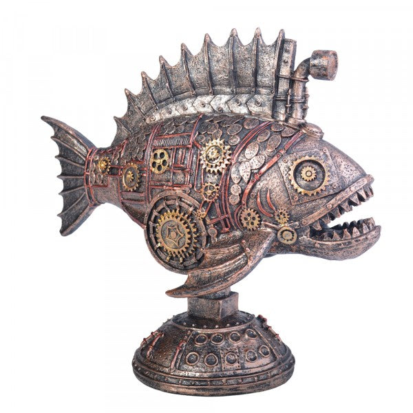 Bioscape Steampunk Fish Medium 20 x 5.5 x 19cm-1