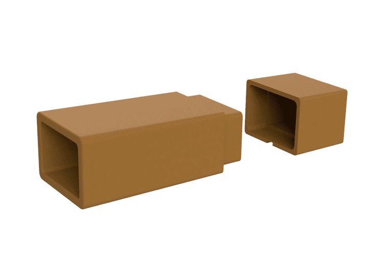 EZYCAVE - RECTANGLE | LIGHT BROWN