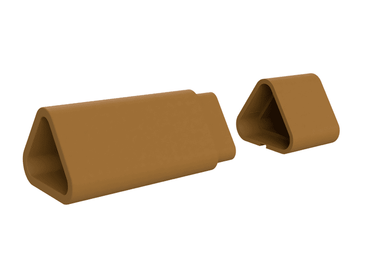 EZYCAVE - TRIANGLE | LIGHT BROWN-2