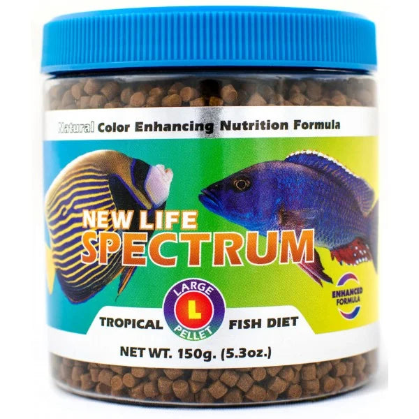 New Life Spectrum Large Tropical Fish Diet 150g - Sinking Pellet 3-3.5mm-1