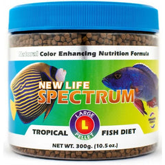 New Life Spectrum Large Tropical Fish Diet 300g - Sinking Pellet 3-3.5mm-1