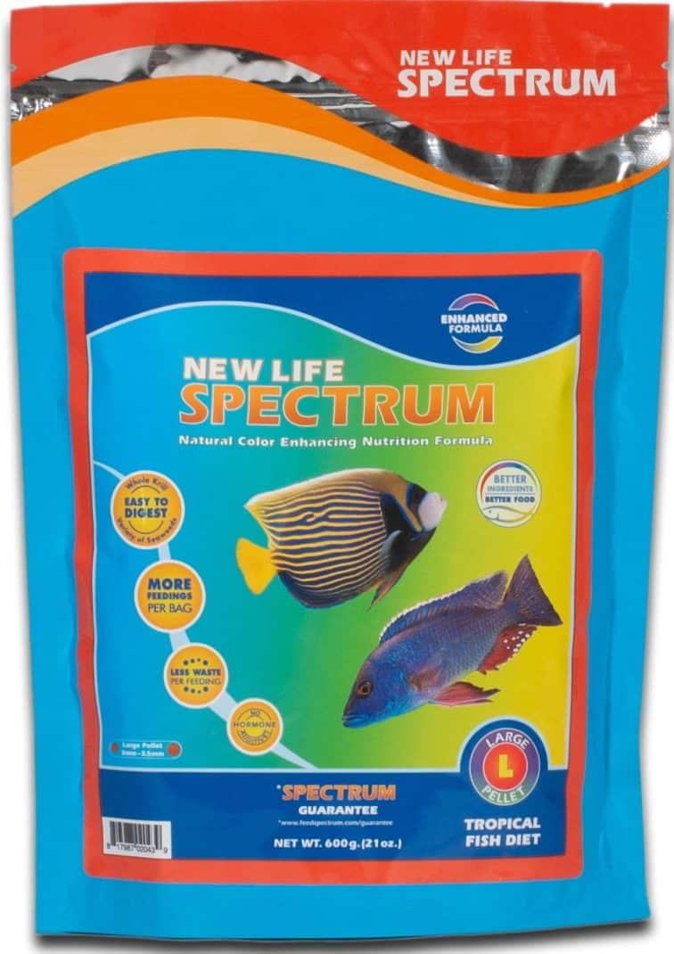 New Life Spectrum Large Tropical Fish Diet 600g - Sinking Pellet 3-3.5mm-1