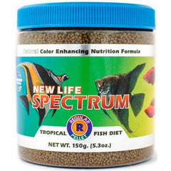 New Life Spectrum Regular Tropical Fish Diet 150g - Sinking Pellet 1-1.5mm-1