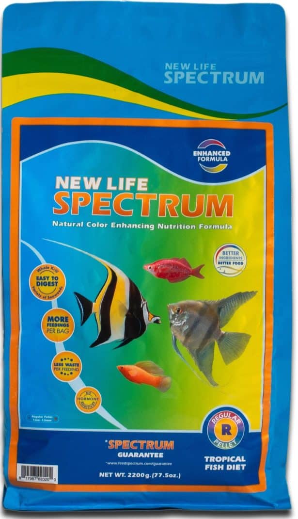 New Life Spectrum Regular Tropical Fish Diet 2.2kg - Sinking Pellet 1-1.5mm