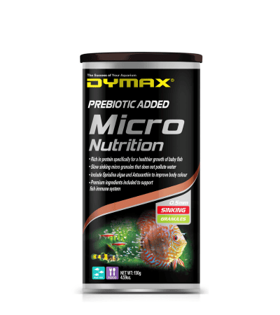 DYMAX MICRO NUTRITION 130G (SINKING PELLET 0.5MM)-1