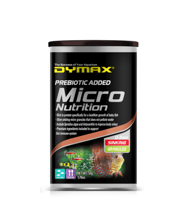 DYMAX MICRO NUTRITION 50G (SINKING PELLET 0.3MM)