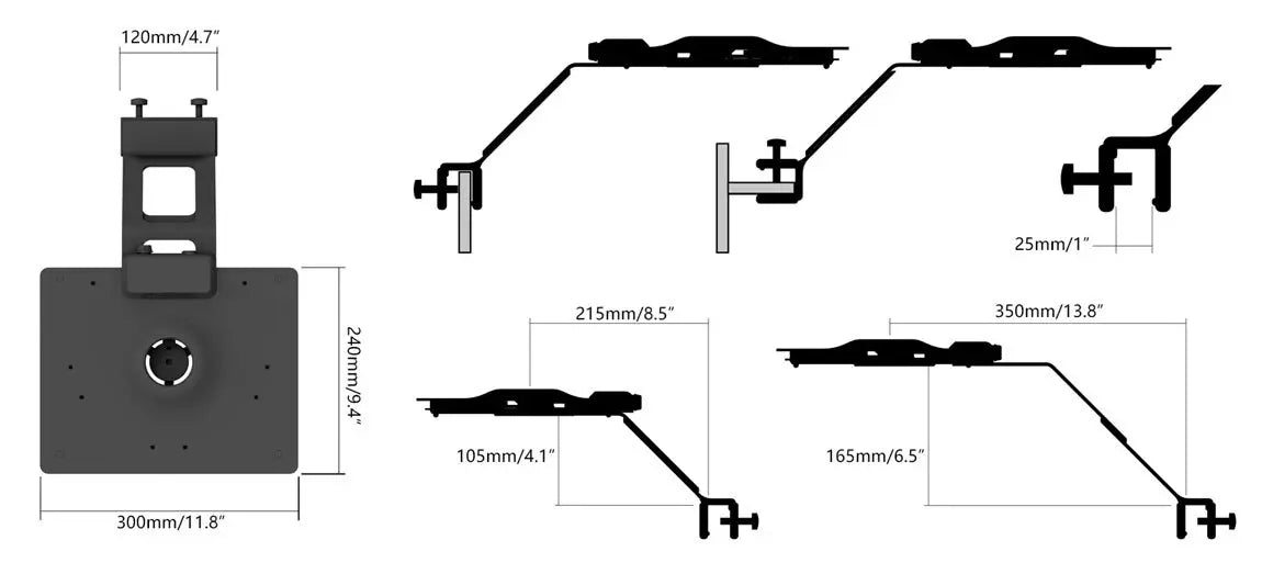 Maxspect Ethereal E5 Mounting Bracket Set
