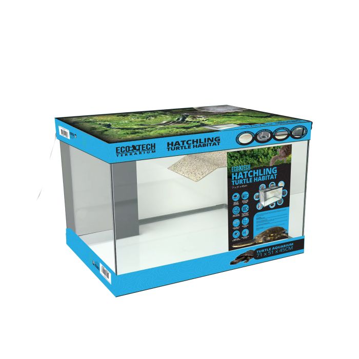 Eco Tech Turtle Hatchling Aquarium 71 x 51 x 45cm