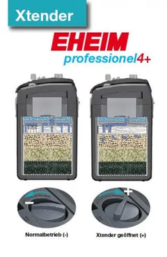 EHEIM professionel 4+ 250 - highly efficent external filter with Xtender button-4