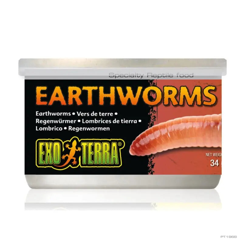 Exo Terra Canned Earthworms 34gm-1